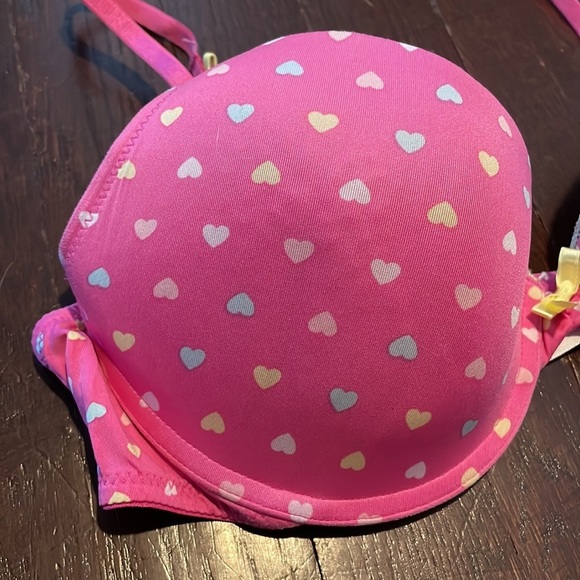 Women's Xhilaration Push Up Bra Lingerie With Hearts 36C - Picture 2 of 15